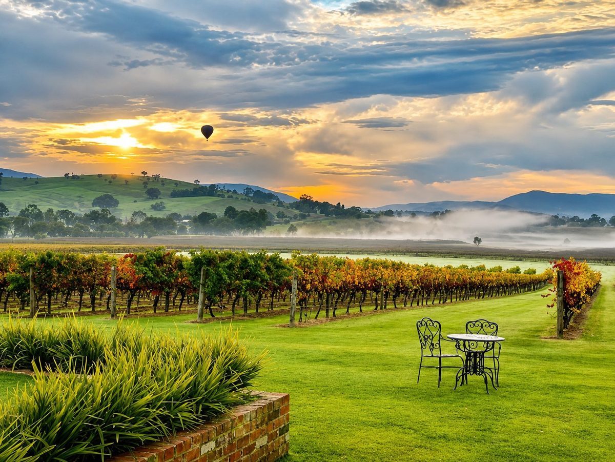 Yarra Valley vineyard rows — private winery tour
